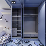 Ультрасовременный дизайн гостиной, совмещенной со спальней