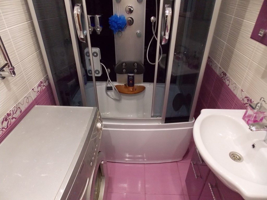 Ванная комната с душевой кабиной дизайн маленькая площадь без унитаза