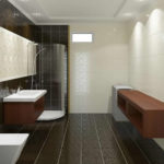 Фото подвесных потолков из гипсокартона в ванной комнате