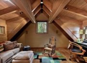 Потолок в деревянном доме - идеи для дизайна