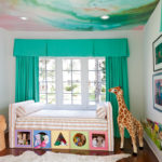 Натяжной потолок для детской комнаты (фото)