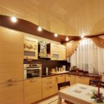 Натяжные потолки для кухни